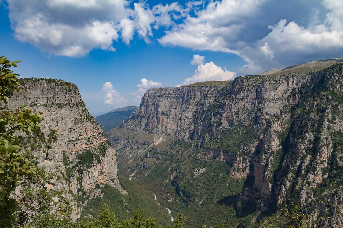 Το φαράγγι του Βίκου από το σημείο θέας Οξιά